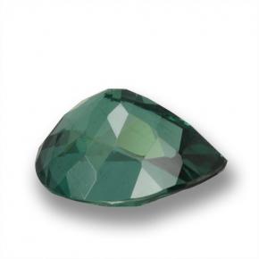 Apatita verde natural 1,17ct, formato de pêra, VS