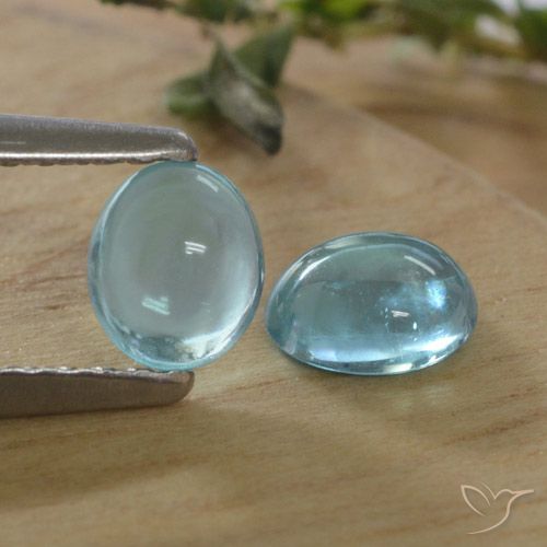 0.80ctw Natural Azul Apatita, oval, Transparente