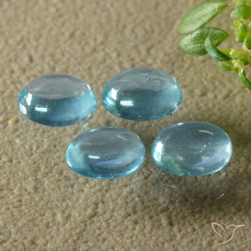 1.32ctw Natural Azul esverdeado brilhante Apatita, oval, Transparente