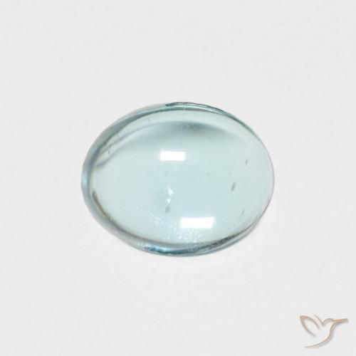 0.93ct Natural Azul-verde claro Apatita, oval, Transparente
