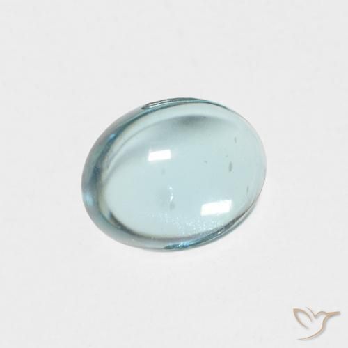 Apatita Azul-verde claro Natural 0.93ct, oval, Transparente