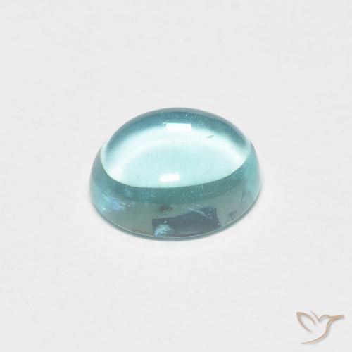 Apatita Azul-verde claro Natural 0.93ct, oval, Transparente