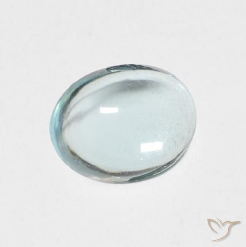 Apatita Azul-verde claro Natural 1.21ct, oval, Transparente