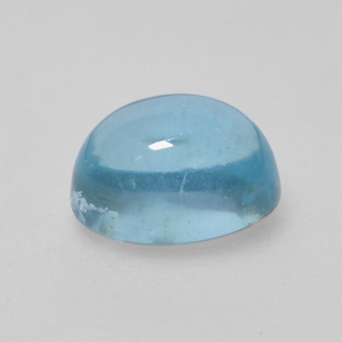 Apatita Azul claro Natural 1.10ct, Corte Oval, Transparente