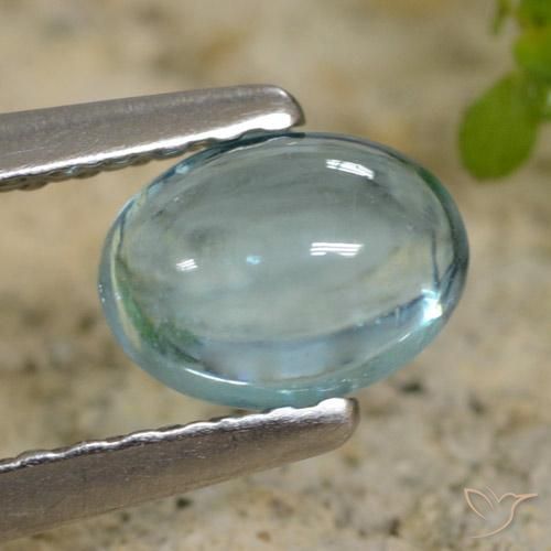 Apatita Teal Claro Natural 0.62ct, oval, Transparente