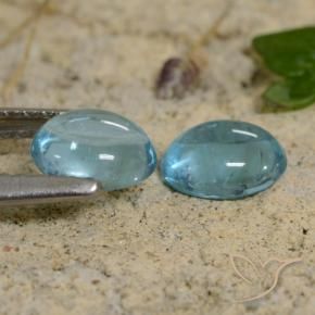 Pedras preciosas de Apatita tom azul-petróleo natural de 1.16 ct, oval, Transparente