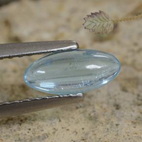 Apatita Teal Claro Natural 0,75ct, Marquesa, Transparente