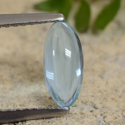 Apatita turquesa natural 0,73ct, marquise, transparente