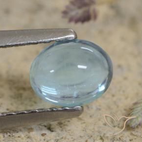 Apatita Teal Claro Natural 0.71ct, oval, Transparente