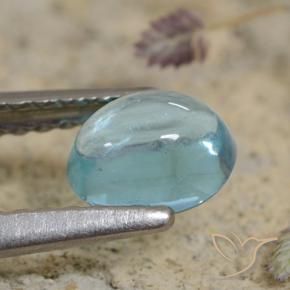 Apatita Teal Claro Natural 0.71ct, oval, Transparente
