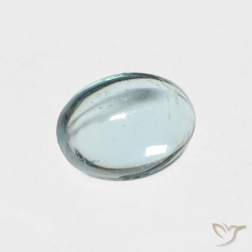 Apatita Azul-verde claro Natural 0.87ct, oval, Transparente