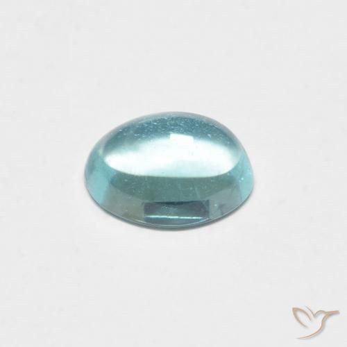 Apatita Azul-verde claro Natural 0.87ct, oval, Transparente