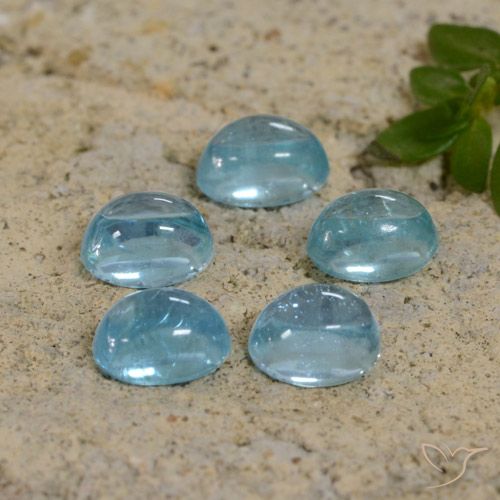 2.13ctw Natural Azul claro verde Apatita, oval, Transparente