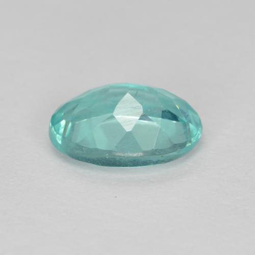 Apatita turquesa natural 0,88ct, corte oval, VS