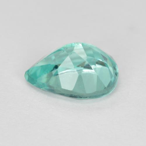 Apatita Azul claro verde Natural 1.08ct, Formato de pêra, VS
