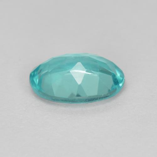 Apatita turquesa natural 0,82ct, corte oval, VS