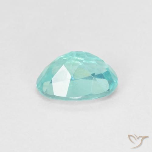 Apatita Teal Claro Natural 0.78ct, oval, VS