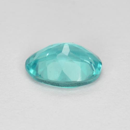Apatita turquesa natural 0,82ct, corte oval, VS