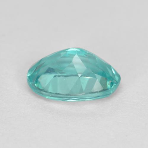 Apatita turquesa natural 0,93ct, corte oval, VS
