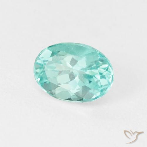 Apatita Azul verde Natural 0.98ct, oval, VS