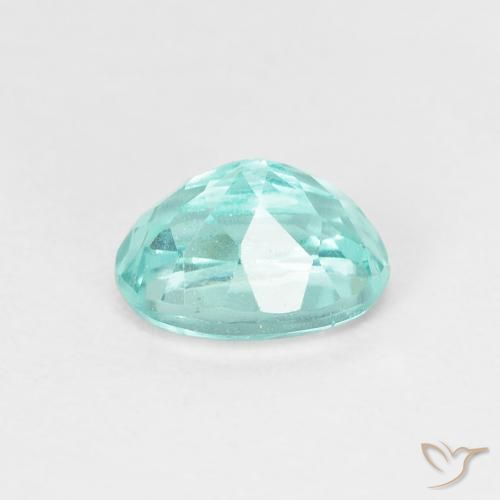 Apatita Azul verde Natural 0.98ct, oval, VS