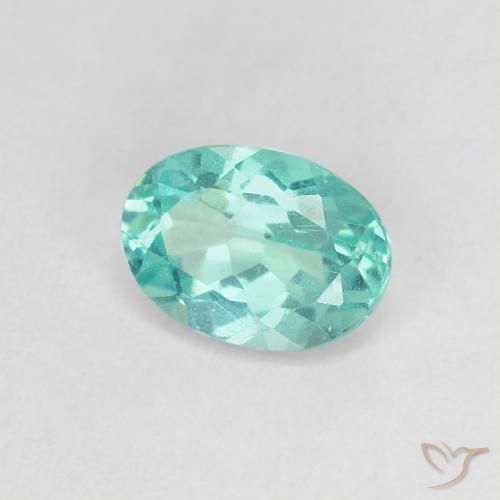 Apatita Teal Claro Natural 0.83ct, oval, VS