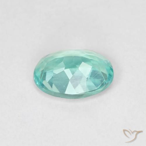 Apatita Teal Claro Natural 0.83ct, oval, VS