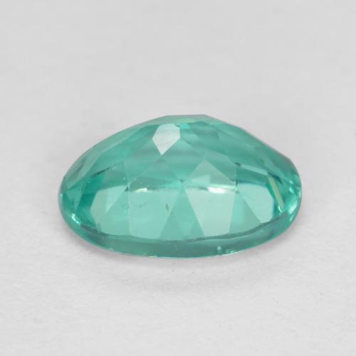 Apatita turquesa natural 0,90ct, corte oval, VS