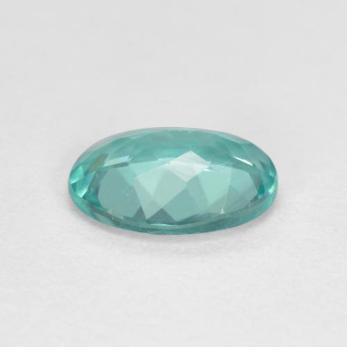 Apatita Médio Azul Verde Natural 1.02ct, Corte Oval, VS