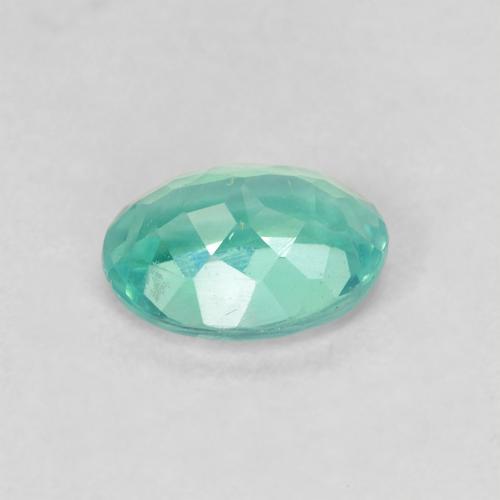 Apatita Teal Claro Natural 0.95ct, Corte Oval, VS