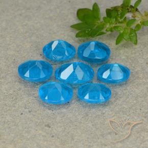 Pedras preciosas de Apatita Azul natural de 2.90 ct, oval, VS