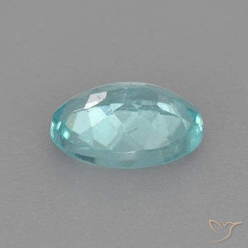 Apatita Azul verde Natural 0.77ct, oval, VS