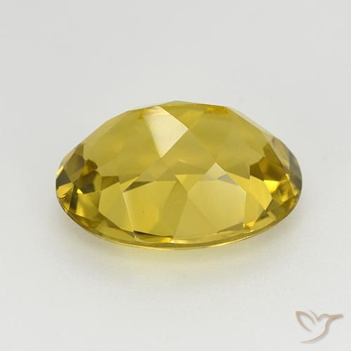 Apatita ouro amarelado Natural 4.90ct, oval, VVS-VS