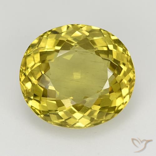 8.48ct Natural Amarelo escuro Apatita, oval, VS