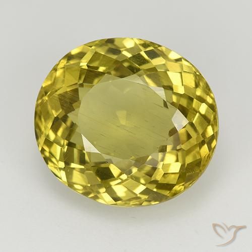 Apatita Amarelo escuro Natural 8.48ct, oval, VS
