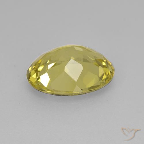 Apatita Amarelo claro Natural 2.37ct, oval, VS