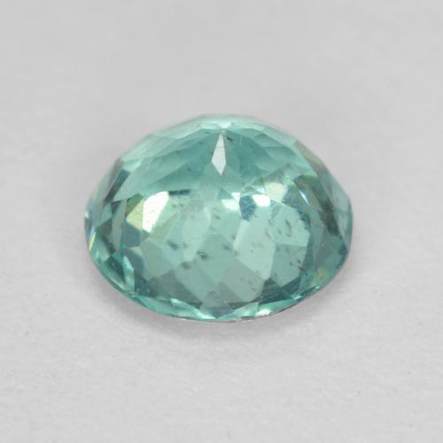 Apatita Azul verde Natural 0.58ct, Corte Redondo, SI