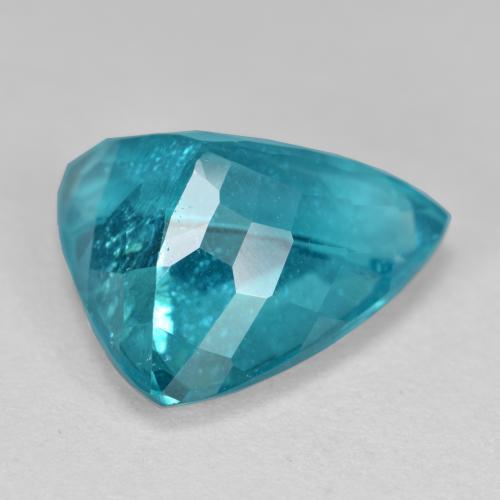 Apatita turquesa natural 4,81ct, trillion, SI
