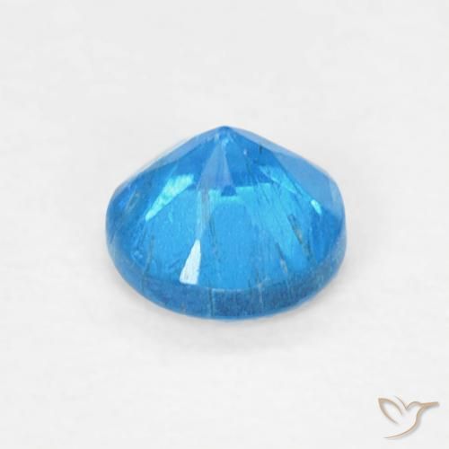 Apatita Azure Profundo Natural 0.19ct, Redondo, VS