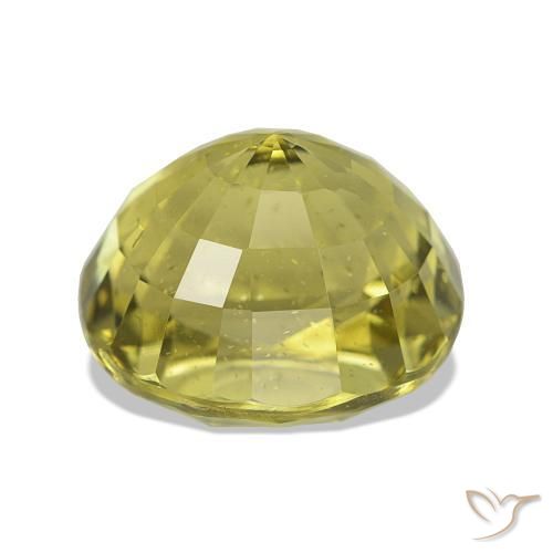 Apatita Amarelo esverdeado Natural 6.24ct, oval, VS