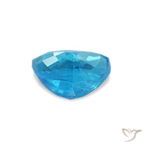 Apatita azul natural 0,49ct, trillion, SI