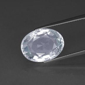 água-marinha Azul claro Natural 10.34ct, Corte Oval, SI