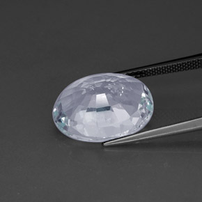 água-marinha Azul claro Natural 10.34ct, Corte Oval, SI