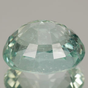 Água-marinha azul natural 7,26ct, corte oval, SI