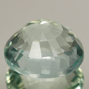 Água-marinha azul natural 4,84ct, corte oval, VS