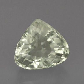 Água-marinha verde natural 3,45ct, formato de pêra, SI