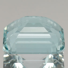 água-marinha Verde claro Azul Natural 3.83ct, Corte Esmeralda, VVS