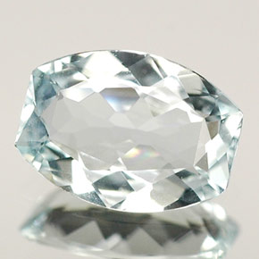 água-marinha Azul claro Natural 0.51ct, Forma extravagante, VVS-VS