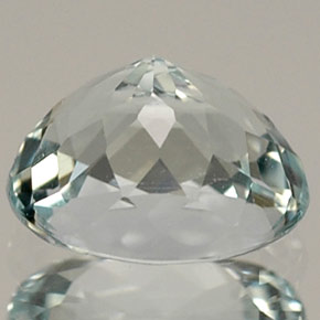 água-marinha Azul claro Natural 0.69ct, Corte Oval, VVS