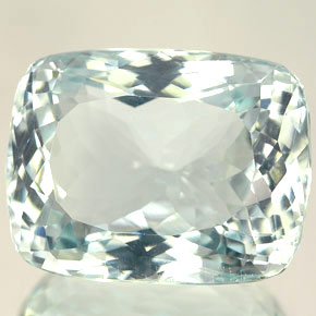 Água-marinha azul natural 20,22ct, almofada cortada, IF